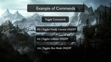 skyrim console commands|list of console commands skyrim.